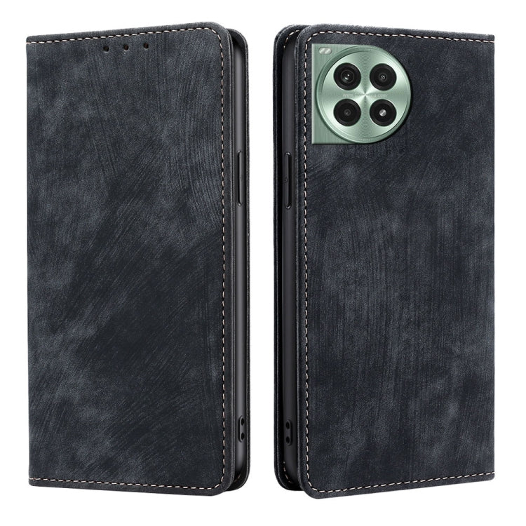 RFID Anti-theft Brush Magnetic Leather Phone Case, For OnePlus Ace 5 Ultra / Nord 5, For OnePlus Ace 5 Racing / Nord CE5, For OnePlus Ace 5 / 5 Pro, For OnePlus Ace 3 Pro 5G
