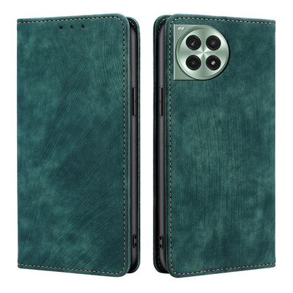 RFID Anti-theft Brush Magnetic Leather Phone Case, For OnePlus Ace 5 Ultra / Nord 5, For OnePlus Ace 5 Racing / Nord CE5, For OnePlus Ace 5 / 5 Pro, For OnePlus Ace 3 Pro 5G