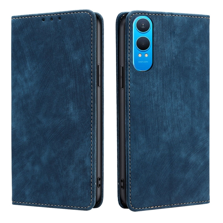 RFID Anti-theft Brush Magnetic Leather Phone Case, For OnePlus Nord CE 4 Lite 5G, For OnePlus Ace 3V 5G, For OnePlus Nord CE4, For OnePlus Ace 2 Pro