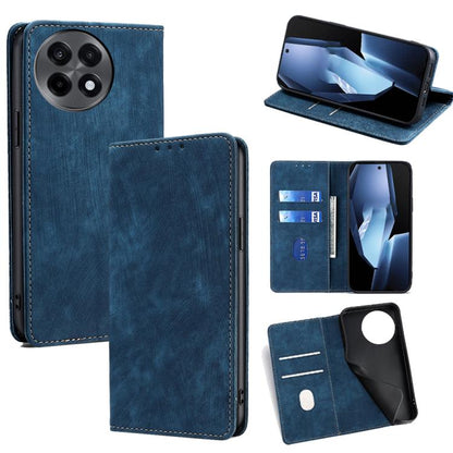 RFID Anti-theft Brush Magnetic Leather Phone Case, For OnePlus Ace 5 Ultra / Nord 5, For OnePlus Ace 5 Racing / Nord CE5, For OnePlus Ace 5 / 5 Pro, For OnePlus Ace 3 Pro 5G