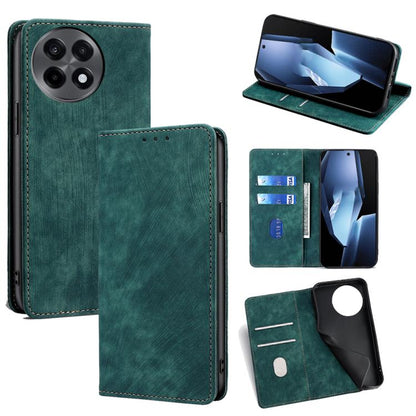 RFID Anti-theft Brush Magnetic Leather Phone Case, For OnePlus Ace 5 Ultra / Nord 5, For OnePlus Ace 5 Racing / Nord CE5, For OnePlus Ace 5 / 5 Pro, For OnePlus Ace 3 Pro 5G
