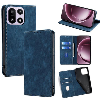RFID Anti-theft Brush Magnetic Leather Phone Case, For OnePlus 15T 5G, For OnePlus Turbo 6 / 6V, For OnePlus Ace 6, For OnePlus 15 5G