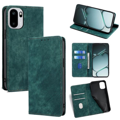 RFID Anti-theft Brush Magnetic Leather Phone Case, For OnePlus 15T 5G, For OnePlus Turbo 6 / 6V, For OnePlus Ace 6, For OnePlus 15 5G