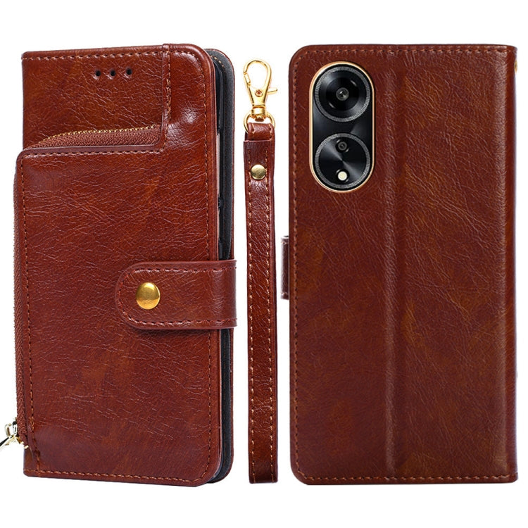Zipper Bag Leather Phone Case, For OPPO Reno11 F 5G, For OPPO Find X7 5G, For OPPO Find X7 Ultra 5G, For OPPO Reno10 Pro+ 5G, For OPPO A1 5G