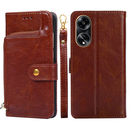 Zipper Bag Leather Phone Case, For OPPO Reno11 F 5G, For OPPO Find X7 5G, For OPPO Find X7 Ultra 5G, For OPPO Reno10 Pro+ 5G, For OPPO A1 5G