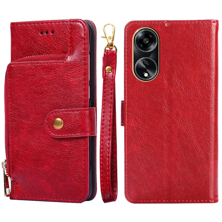Zipper Bag Leather Phone Case, For OPPO Reno11 F 5G, For OPPO Find X7 5G, For OPPO Find X7 Ultra 5G, For OPPO Reno10 Pro+ 5G, For OPPO A1 5G