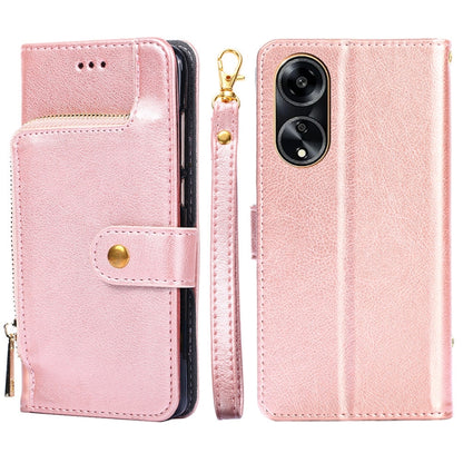 Zipper Bag Leather Phone Case, For OPPO Reno11 F 5G, For OPPO Find X7 5G, For OPPO Find X7 Ultra 5G, For OPPO Reno10 Pro+ 5G, For OPPO A1 5G