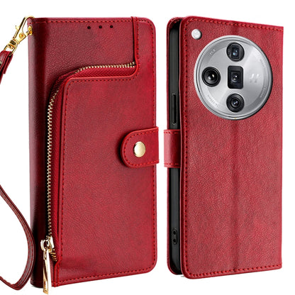 Zipper Bag Leather Phone Case, For OPPO Reno11 F 5G, For OPPO Find X7 5G, For OPPO Find X7 Ultra 5G, For OPPO Reno10 Pro+ 5G, For OPPO A1 5G
