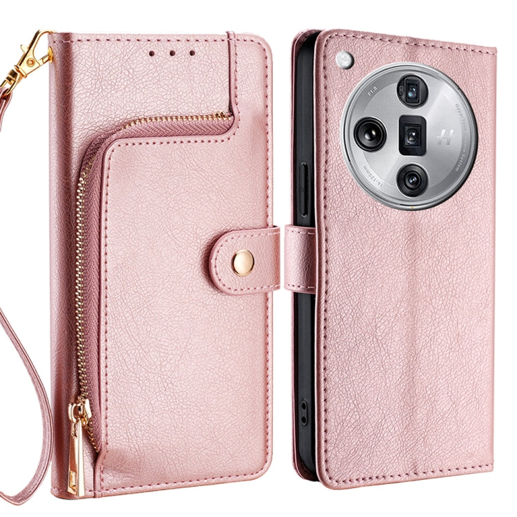 Zipper Bag Leather Phone Case, For OPPO Reno11 F 5G, For OPPO Find X7 5G, For OPPO Find X7 Ultra 5G, For OPPO Reno10 Pro+ 5G, For OPPO A1 5G
