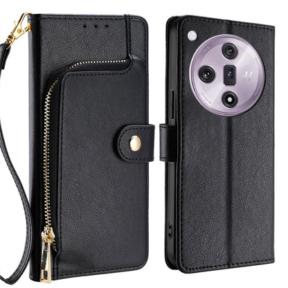 Zipper Bag Leather Phone Case, For OPPO Reno11 F 5G, For OPPO Find X7 5G, For OPPO Find X7 Ultra 5G, For OPPO Reno10 Pro+ 5G, For OPPO A1 5G