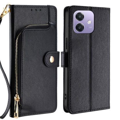 Zipper Bag Leather Phone Case, For OPPO Reno13 F 5G / 4G, For OPPO A3 5G India, For OPPO Reno12 F 5G, For OPPO A3 Pro 5G India, For OPPO Reno12 5G Global, For OPPO A60 4G Global