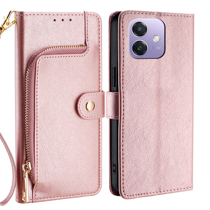 Zipper Bag Leather Phone Case, For OPPO Reno13 F 5G / 4G, For OPPO A3 5G India, For OPPO Reno12 F 5G, For OPPO A3 Pro 5G India, For OPPO Reno12 5G Global, For OPPO A60 4G Global