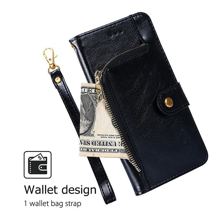 Zipper Bag Leather Phone Case, For OPPO Reno13 F 5G / 4G, For OPPO A3 5G India, For OPPO Reno12 F 5G, For OPPO A3 Pro 5G India, For OPPO Reno12 5G Global, For OPPO A60 4G Global