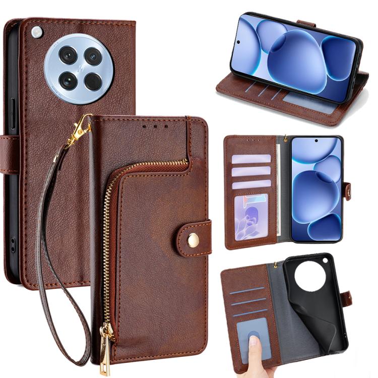 Zipper Bag Leather Phone Case, For OPPO A5 5G 2025 Global, For OPPO Find X8s+ 5G, For OPPO Find X8s 5G, For OPPO Find X8 Ultra 5G, For OPPO F29 5G Global, For OPPO A5 Pro 5G Global