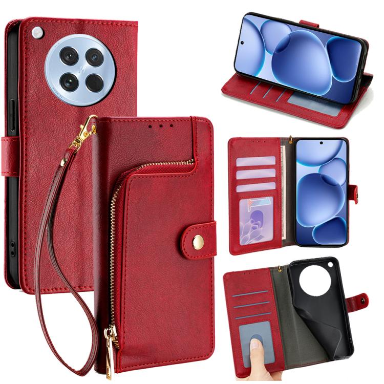 Zipper Bag Leather Phone Case, For OPPO A5 5G 2025 Global, For OPPO Find X8s+ 5G, For OPPO Find X8s 5G, For OPPO Find X8 Ultra 5G, For OPPO F29 5G Global, For OPPO A5 Pro 5G Global