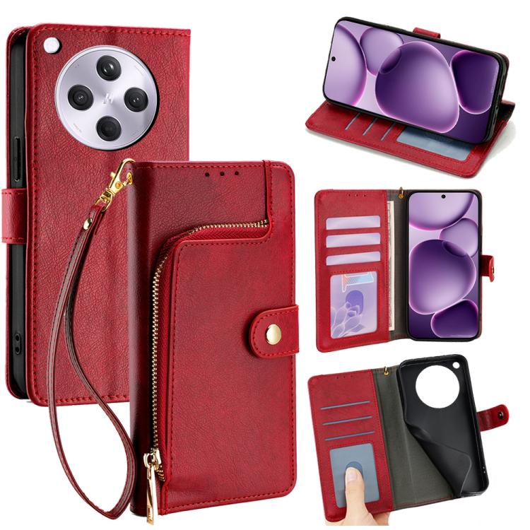 Zipper Bag Leather Phone Case, For OPPO A5 5G 2025 Global, For OPPO Find X8s+ 5G, For OPPO Find X8s 5G, For OPPO Find X8 Ultra 5G, For OPPO F29 5G Global, For OPPO A5 Pro 5G Global