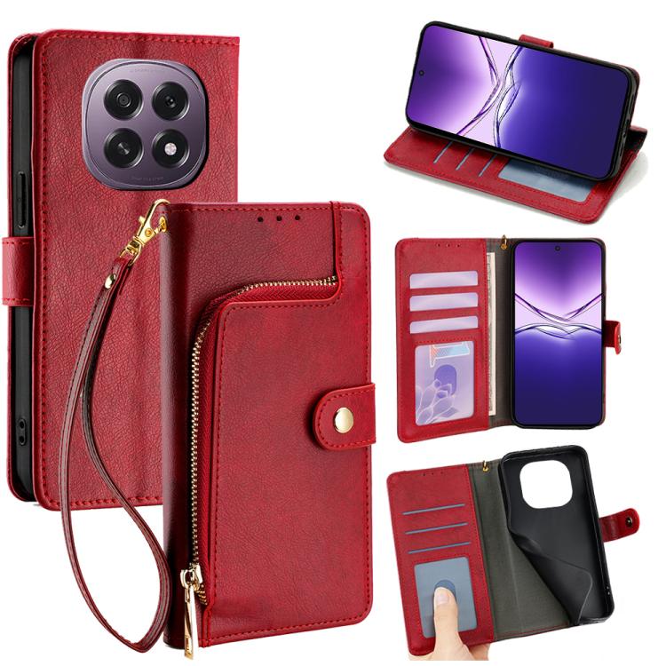 Zipper Bag Leather Phone Case, For OPPO A5 5G 2025 Global, For OPPO Find X8s+ 5G, For OPPO Find X8s 5G, For OPPO Find X8 Ultra 5G, For OPPO F29 5G Global, For OPPO A5 Pro 5G Global