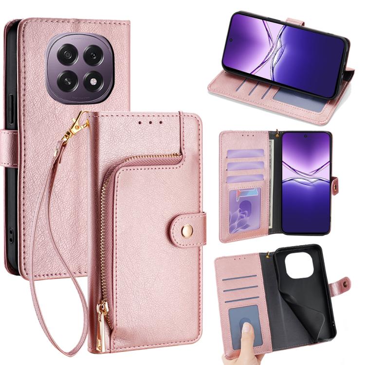 Zipper Bag Leather Phone Case, For OPPO A5 5G 2025 Global, For OPPO Find X8s+ 5G, For OPPO Find X8s 5G, For OPPO Find X8 Ultra 5G, For OPPO F29 5G Global, For OPPO A5 Pro 5G Global