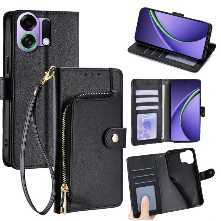 Zipper Bag Leather Phone Case, For OPPO Find X9 5G, For OPPO F31 5G, For OPPO Find X9 Pro 5G, For OPPO K13 Turbo Pro 5G, For OPPO Reno14 F 5G, For OPPO A5x 5G Global