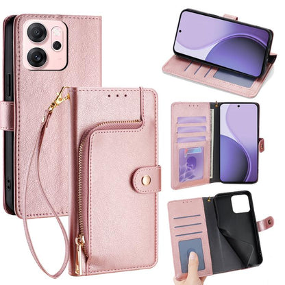 Zipper Bag Leather Phone Case, For OPPO Find X9 5G, For OPPO F31 5G, For OPPO Find X9 Pro 5G, For OPPO K13 Turbo Pro 5G, For OPPO Reno14 F 5G, For OPPO A5x 5G Global