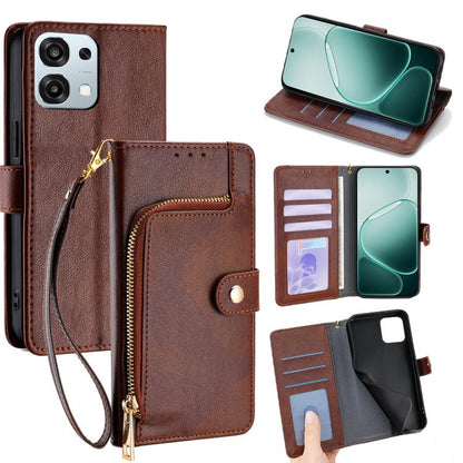 Zipper Bag Leather Phone Case, For OPPO Find X9 5G, For OPPO F31 5G, For OPPO Find X9 Pro 5G, For OPPO K13 Turbo Pro 5G, For OPPO Reno14 F 5G, For OPPO A5x 5G Global