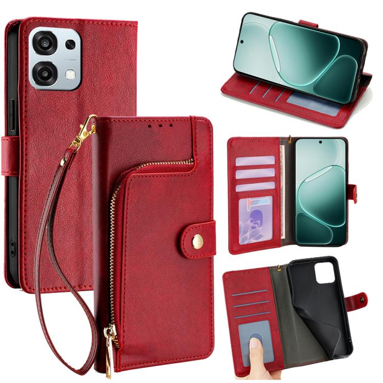 Zipper Bag Leather Phone Case, For OPPO Find X9 5G, For OPPO F31 5G, For OPPO Find X9 Pro 5G, For OPPO K13 Turbo Pro 5G, For OPPO Reno14 F 5G, For OPPO A5x 5G Global