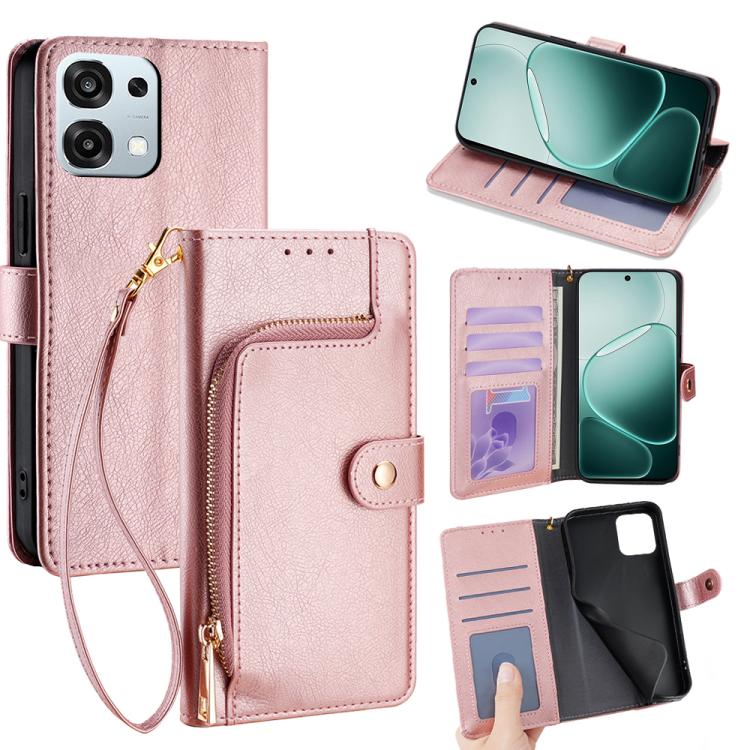 Zipper Bag Leather Phone Case, For OPPO Find X9 5G, For OPPO F31 5G, For OPPO Find X9 Pro 5G, For OPPO K13 Turbo Pro 5G, For OPPO Reno14 F 5G, For OPPO A5x 5G Global