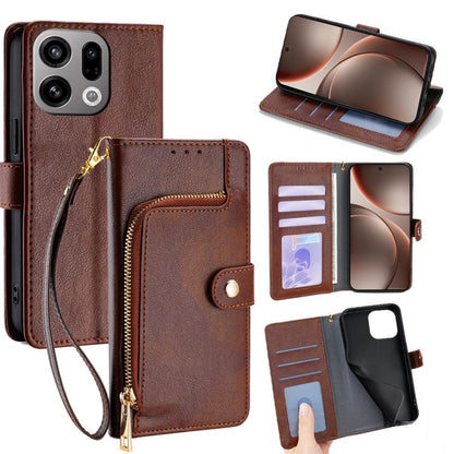Zipper Bag Leather Phone Case, For OPPO Find X9 5G, For OPPO F31 5G, For OPPO Find X9 Pro 5G, For OPPO K13 Turbo Pro 5G, For OPPO Reno14 F 5G, For OPPO A5x 5G Global