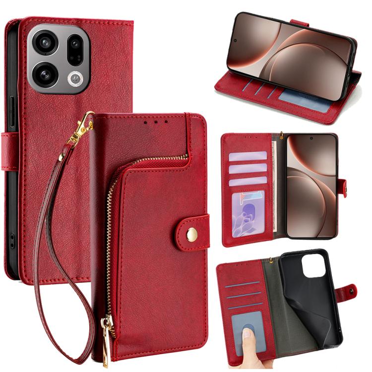 Zipper Bag Leather Phone Case, For OPPO Find X9 5G, For OPPO F31 5G, For OPPO Find X9 Pro 5G, For OPPO K13 Turbo Pro 5G, For OPPO Reno14 F 5G, For OPPO A5x 5G Global