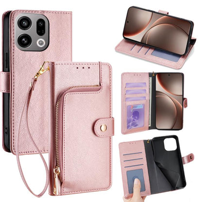 Zipper Bag Leather Phone Case, For OPPO Find X9 5G, For OPPO F31 5G, For OPPO Find X9 Pro 5G, For OPPO K13 Turbo Pro 5G, For OPPO Reno14 F 5G, For OPPO A5x 5G Global