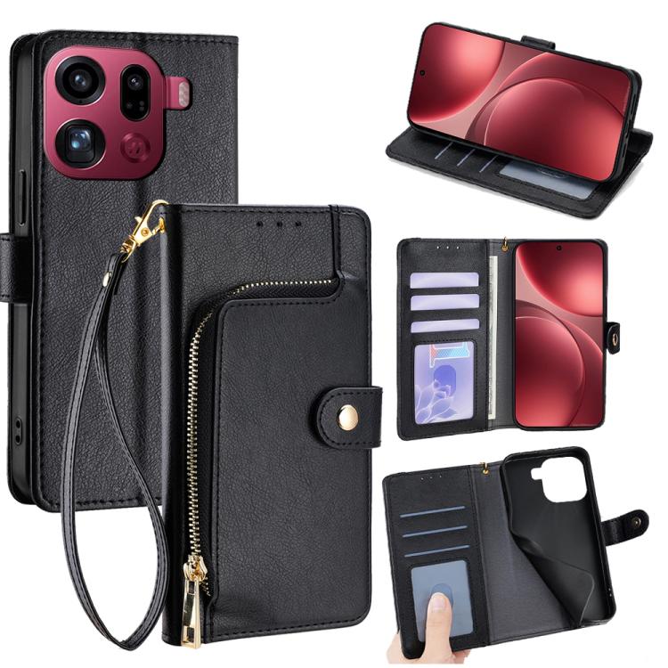 Zipper Bag Leather Phone Case, For OPPO Find X9 5G, For OPPO F31 5G, For OPPO Find X9 Pro 5G, For OPPO K13 Turbo Pro 5G, For OPPO Reno14 F 5G, For OPPO A5x 5G Global