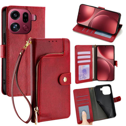 Zipper Bag Leather Phone Case, For OPPO Find X9 5G, For OPPO F31 5G, For OPPO Find X9 Pro 5G, For OPPO K13 Turbo Pro 5G, For OPPO Reno14 F 5G, For OPPO A5x 5G Global