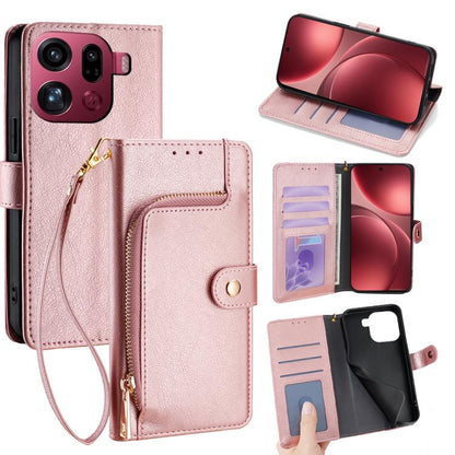 Zipper Bag Leather Phone Case, For OPPO Find X9 5G, For OPPO F31 5G, For OPPO Find X9 Pro 5G, For OPPO K13 Turbo Pro 5G, For OPPO Reno14 F 5G, For OPPO A5x 5G Global