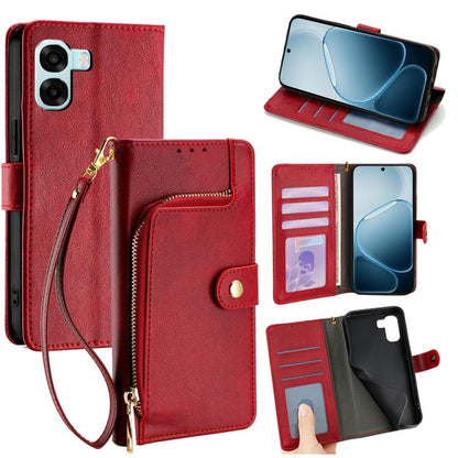 Zipper Bag Leather Phone Case, For OPPO Find X9s Pro 5G, For OPPO Find X9 Ultra 5G, For OPPO A6s 4G, For OPPO Reno15 F 5G, For OPPO A6x 4G Global, For OPPO Reno15 5G Global