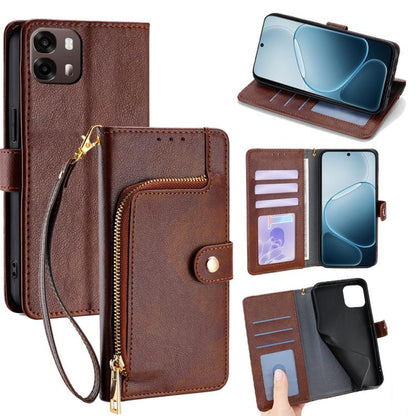 Zipper Bag Leather Phone Case, For OPPO Find X9s Pro 5G, For OPPO Find X9 Ultra 5G, For OPPO A6s 4G, For OPPO Reno15 F 5G, For OPPO A6x 4G Global, For OPPO Reno15 5G Global