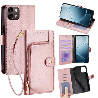Zipper Bag Leather Phone Case, For OPPO Find X9s Pro 5G, For OPPO Find X9 Ultra 5G, For OPPO A6s 4G, For OPPO Reno15 F 5G, For OPPO A6x 4G Global, For OPPO Reno15 5G Global