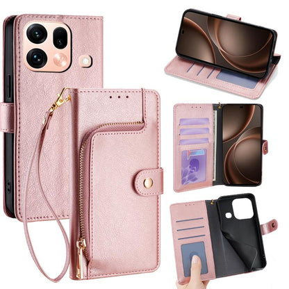 Zipper Bag Leather Phone Case, For OPPO Find X9s Pro 5G, For OPPO Find X9 Ultra 5G, For OPPO A6s 4G, For OPPO Reno15 F 5G, For OPPO A6x 4G Global, For OPPO Reno15 5G Global