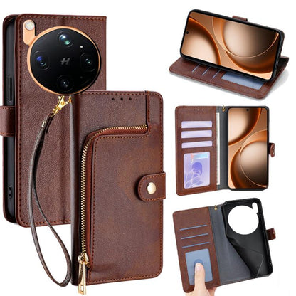 Zipper Bag Leather Phone Case, For OPPO Find X9s Pro 5G, For OPPO Find X9 Ultra 5G, For OPPO A6s 4G, For OPPO Reno15 F 5G, For OPPO A6x 4G Global, For OPPO Reno15 5G Global