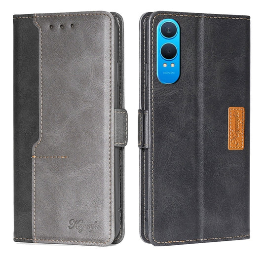 Contrast Color Side Buckle Leather Phone Case, For OnePlus Nord CE 4 Lite 5G, For OnePlus Ace 3V 5G, For OnePlus Nord CE4, For OnePlus Nord CE 3 Lite 5G