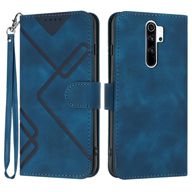 Line Pattern Skin Feel Leather Phone Case, For Xiaomi Redmi 9A/9AT/9i, For Xiaomi Redmi 9/9 Prime/Poco M2, For Xiaomi Mi 11 Lite 4G/5G, For Xiaomi Redmi Note 10 5G