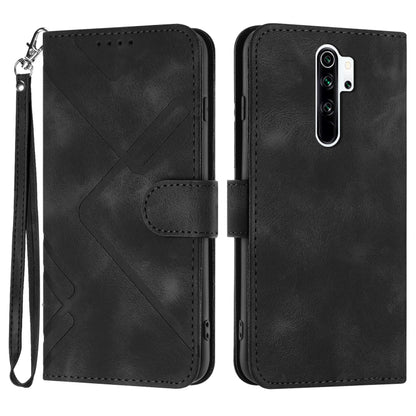 Line Pattern Skin Feel Leather Phone Case, For Xiaomi Redmi 9A/9AT/9i, For Xiaomi Redmi 9/9 Prime/Poco M2, For Xiaomi Mi 11 Lite 4G/5G, For Xiaomi Redmi Note 10 5G