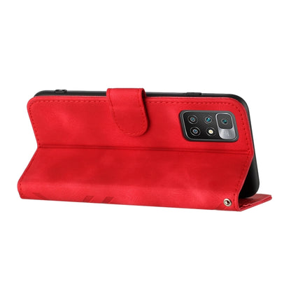 Line Pattern Skin Feel Leather Phone Case, For Xiaomi Redmi 10/10 2022/10 Prime, For Xiaomi Poco F3/11i/Redmi K40, For Xiaomi Redmi Note 11 4G Global, For Xiaomi 11T/11T Pro