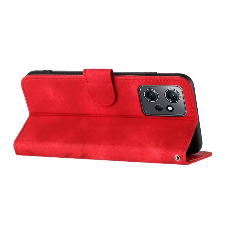 Line Pattern Skin Feel Leather Phone Case, For Xiaomi Redmi Note 12 4G Global, For Xiaomi Redmi Note 12 Pro+ 4G/5G Global, For Xiaomi Redmi Note 12 5G Global, For Xiaomi 13 Pro