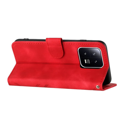 Line Pattern Skin Feel Leather Phone Case, For Xiaomi 13, For Xiaomi Redmi A1+, For Xiaomi Civi 2, For Xiaomi Redmi K50 Ultra/12T/12T Pro
