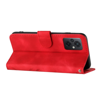 Line Pattern Skin Feel Leather Phone Case, For Xiaomi Poco M5, For Xiaomi Poco M5s 4G Global, For Xiaomi Redmi Note 11 Pro 4G/5G Global, For Xiaomi Redmi Note 11SE 4G India