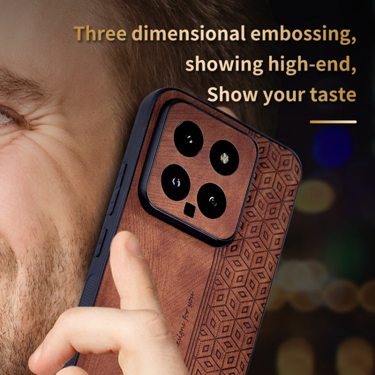 AZNS 3D Embossed Skin Feel Phone Case, For Xiaomi 14, For Xiaomi Redmi Note 13 Pro 5G, For Xiaomi 13T / 13T Pro / Redmi K60 Ultra, For Xiaomi Redmi 12