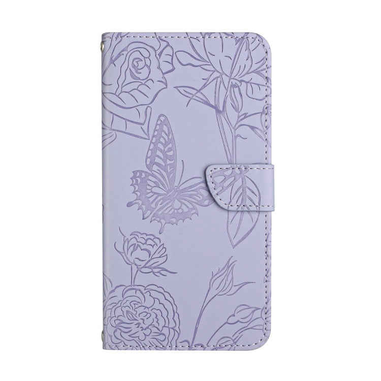 HT03 Skin Feel Butterfly Embossed Flip Leather Phone Case, For OPPO A58 4G, For OPPO Reno10 Pro+, For OPPO A79 5G, For OPPO A59 5G