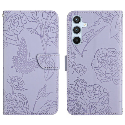 HT03 Skin Feel Butterfly Embossed Flip Leather Phone Case, For OPPO A58 4G, For OPPO Reno10 Pro+, For OPPO A79 5G, For OPPO A59 5G