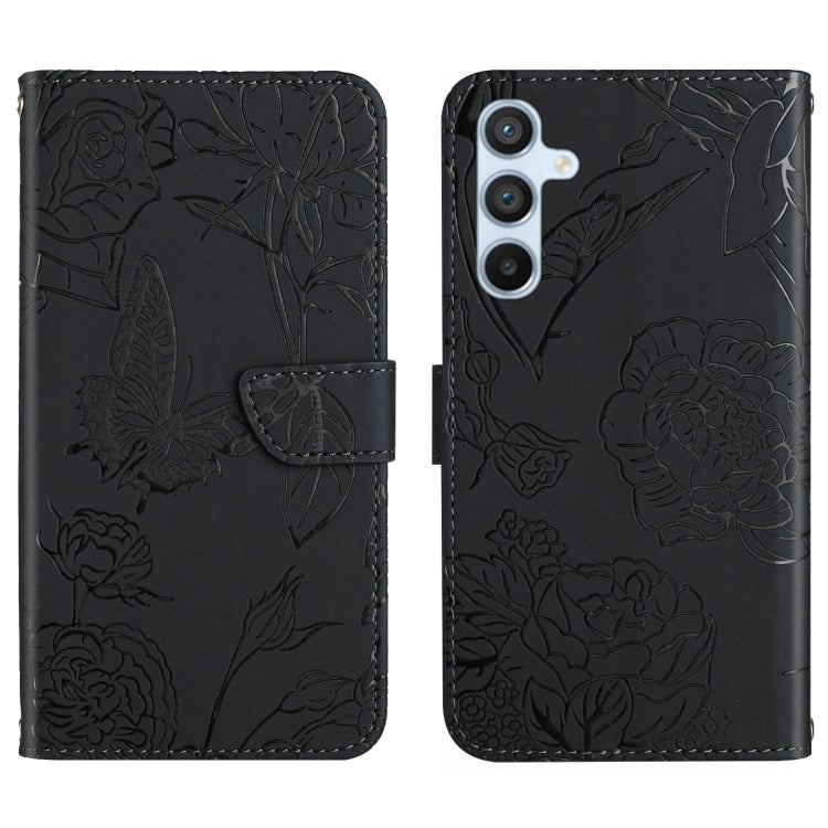 HT03 Skin Feel Butterfly Embossed Flip Leather Phone Case, For OPPO A58 4G, For OPPO Reno10 Pro+, For OPPO A79 5G, For OPPO A59 5G