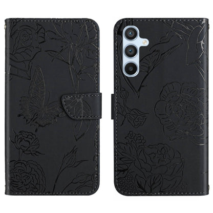 HT03 Skin Feel Butterfly Embossed Flip Leather Phone Case, For OPPO A58 4G, For OPPO Reno10 Pro+, For OPPO A79 5G, For OPPO A59 5G